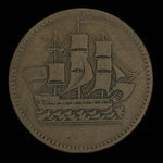 Canada, inconnu, 1/2 penny <br /> 1835