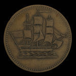 Canada, inconnu, 1/2 penny <br /> 1835