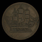 Canada, inconnu, 1/2 penny <br /> 1835