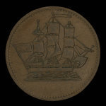 Canada, inconnu, 1/2 penny <br /> 1835