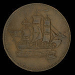 Canada, inconnu, 1/2 penny <br /> 1835