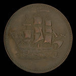 Canada, inconnu, 1/2 penny <br /> 1835