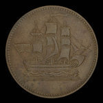 Canada, inconnu, 1/2 penny <br /> 1835