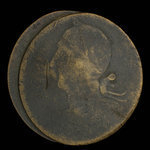 Canada, inconnu, 1/2 penny : 1838