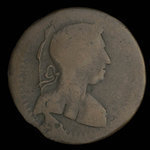 Canada, inconnu, 1/2 penny <br /> 1838