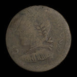 Canada, inconnu, 1/2 penny <br /> 1838