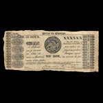Canada, François Pénard, 1 écu <br /> 9 août 1837