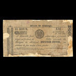 Canada, Jean-Baptiste Casavant, 12 sous <br /> 22 août 1837