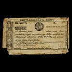 Canada, Wfd. Nelson & Cie., 10 sous <br /> 22 juillet 1837