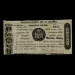 Canada, Wfd. Nelson & Cie., 30 sous : 9 octobre 1837