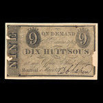 Canada, Dexter Chapin, 9 pence <br /> 1 mai 1837