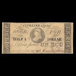 Canada, Cuvillier & Fils, 30 pence <br /> 10 juillet 1837
