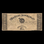 Canada, Charles Bowman & Cie., 7 1/2 pence <br /> 21 mars 1839