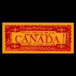 Canada, Fédération du commonwealth coopératif (F.C.C.), aucune dénomination <br /> 1957