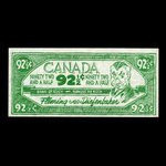 Canada, inconnu, 92 1/2 cents <br /> 1963