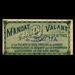 Canada, Blagdon & Paradis, 5 cents <br /> 1895