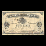 Canada, Frank S. Taggart & Cie., 50 cents <br /> 1895