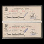 Canada, Montréal - Commission du Chômage, 1 dollar, 80 cents <br /> 6 septembre 1934