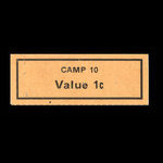 Canada, Camp 10, 1 cent <br /> novembre 1946