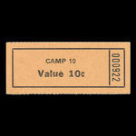 Canada, Camp 10, 10 cents <br /> novembre 1946