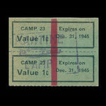 Canada, Camp 23, 1 cent <br /> 31 décembre 1945