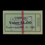 Canada, Camp 23, 1 dollar <br /> 31 décembre 1945