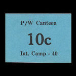 Canada, Camp 40, 10 cents <br /> mai 1946