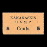 Canada, Kananaskis Camp, 5 cents <br /> janvier 1946