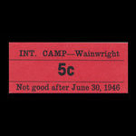 Canada, Camp 135, 5 cents <br /> 30 juin 1946