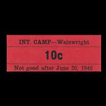 Canada, Camp 135, 10 cents <br /> 30 juin 1946