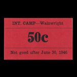 Canada, Camp 135, 50 cents <br /> 30 juin 1946