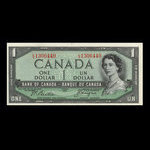 Canada, Banque du Canada, 1 dollar <br /> 1954