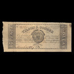Canada, Wilson S. Conger, 15 pence <br /> 28 mars 1839