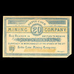 Canada, Betts Cove Mining Company, 20 cents <br /> 1886