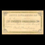 Canada, Betts Cove Mining Company, 4 dollars <br /> 1886