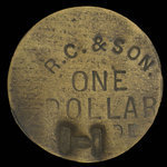 Canada, R.C. & Fils, 1 dollar <br /> 1914