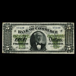 Canada, Canadian Bank of Commerce, 5 dollars <br /> 1 janvier 1879