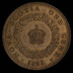 Canada, Victoria, 1 cent <br /> 1861