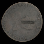 Canada, inconnu, 1/2 penny <br /> 1814