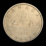 Canada, Élisabeth II, 1 dollar <br /> 1955