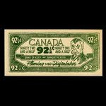 Canada, inconnu, 92 1/2 cents <br /> 1963