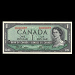 Canada, Banque du Canada, 1 dollar <br /> 1954