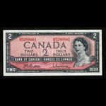 Canada, Banque du Canada, 2 dollars <br /> 1954