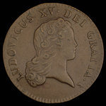 France, Louis XV, 2 sous <br /> 1719