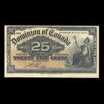 Canada, Dominion du Canada, 25 cents <br /> 2 janvier 1900