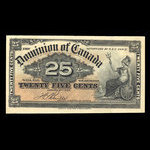 Canada, Dominion du Canada, 25 cents <br /> 2 janvier 1900