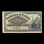 Canada, Dominion du Canada, 25 cents <br /> 2 janvier 1900