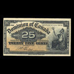 Canada, Dominion du Canada, 25 cents <br /> 2 janvier 1900