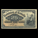 Canada, Dominion du Canada, 25 cents <br /> 2 janvier 1900
