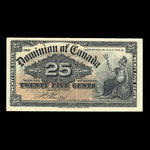 Canada, Dominion du Canada, 25 cents <br /> 2 janvier 1900